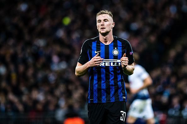 Inter Milan's Milan Skriniar is said to have interested Manchester United and Barcelona